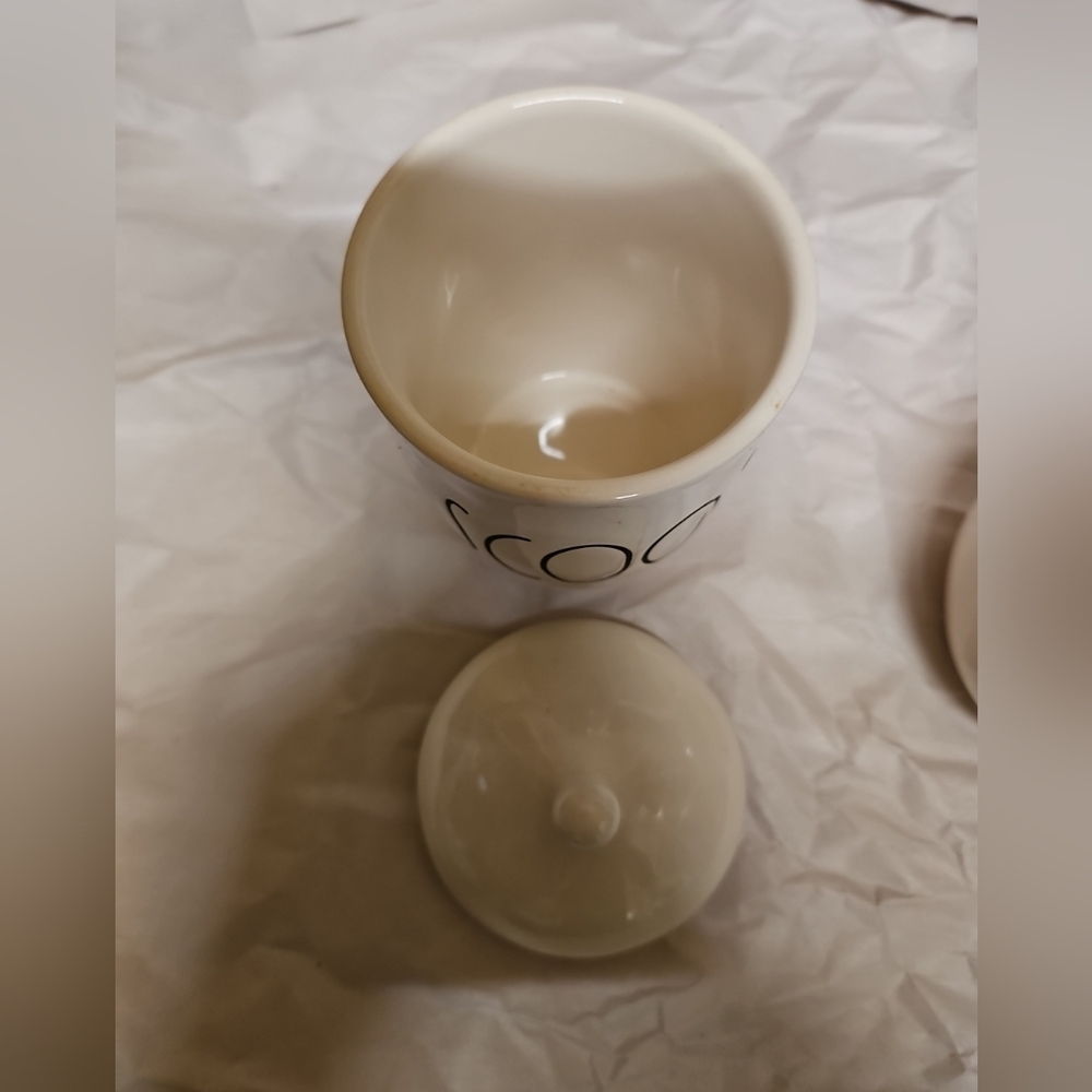 Rae Dunn White Ceramic Scoop and Pour Sugar And Creamer Set Like New! - Picture 12 of 12